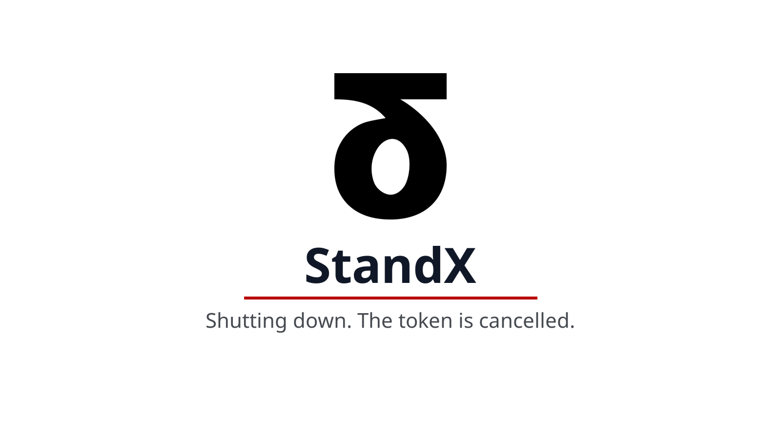 StandX: Ex-Binance Futures Chief's Exchange Is Closing, and the Token Is Cancelled
