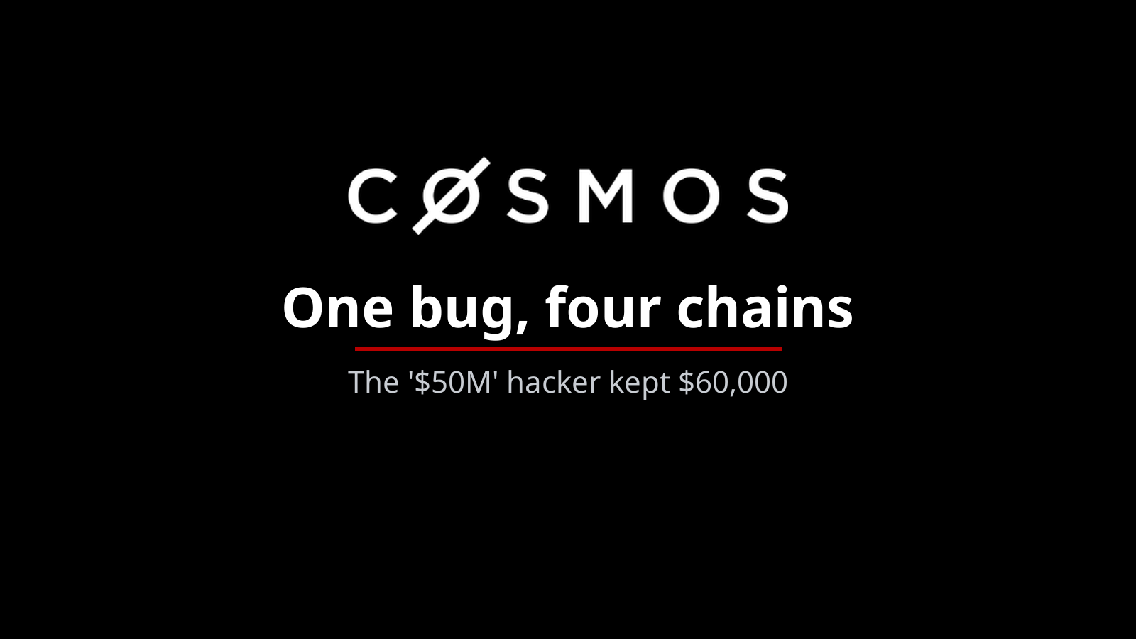 Cosmos EVM: One Bug Hit Four Blockchains, and the '$50M' Hacker Kept $60,000