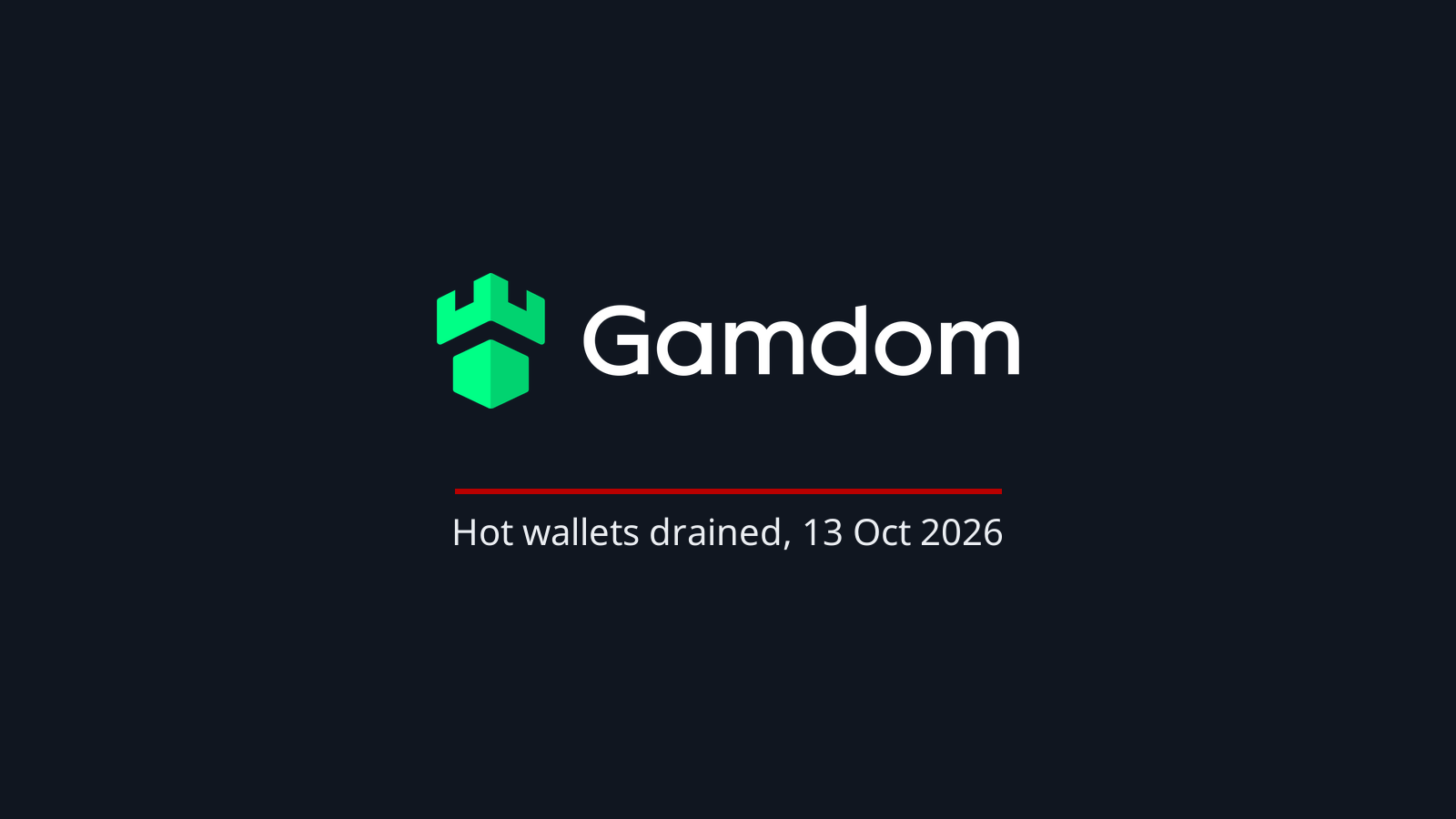 Gamdom: Crypto Casino Loses Over $3M From Its Hot Wallets, Three Weeks After Duelbits