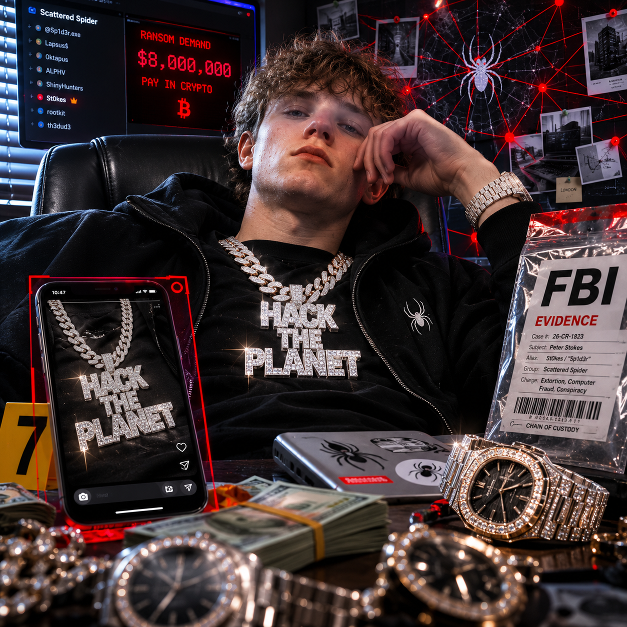 He Demanded $8 Million, Then Posted the Diamonds on Snapchat