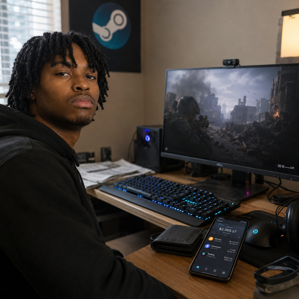 He Hid Crypto-Stealing Malware in Steam Games, One Victim Lost $32K Live on a Cancer Stream